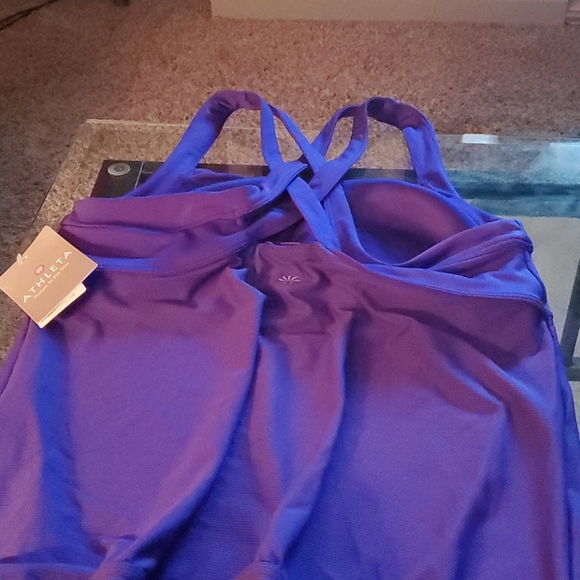 Athleta Miles Mesh Sport Top - Picture 2 of 3